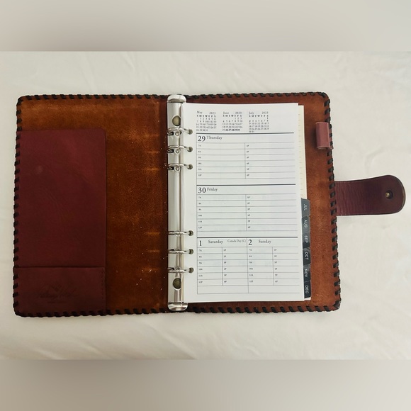 Patricia Nash All leather patchwork leather planner - Picture 4 of 10